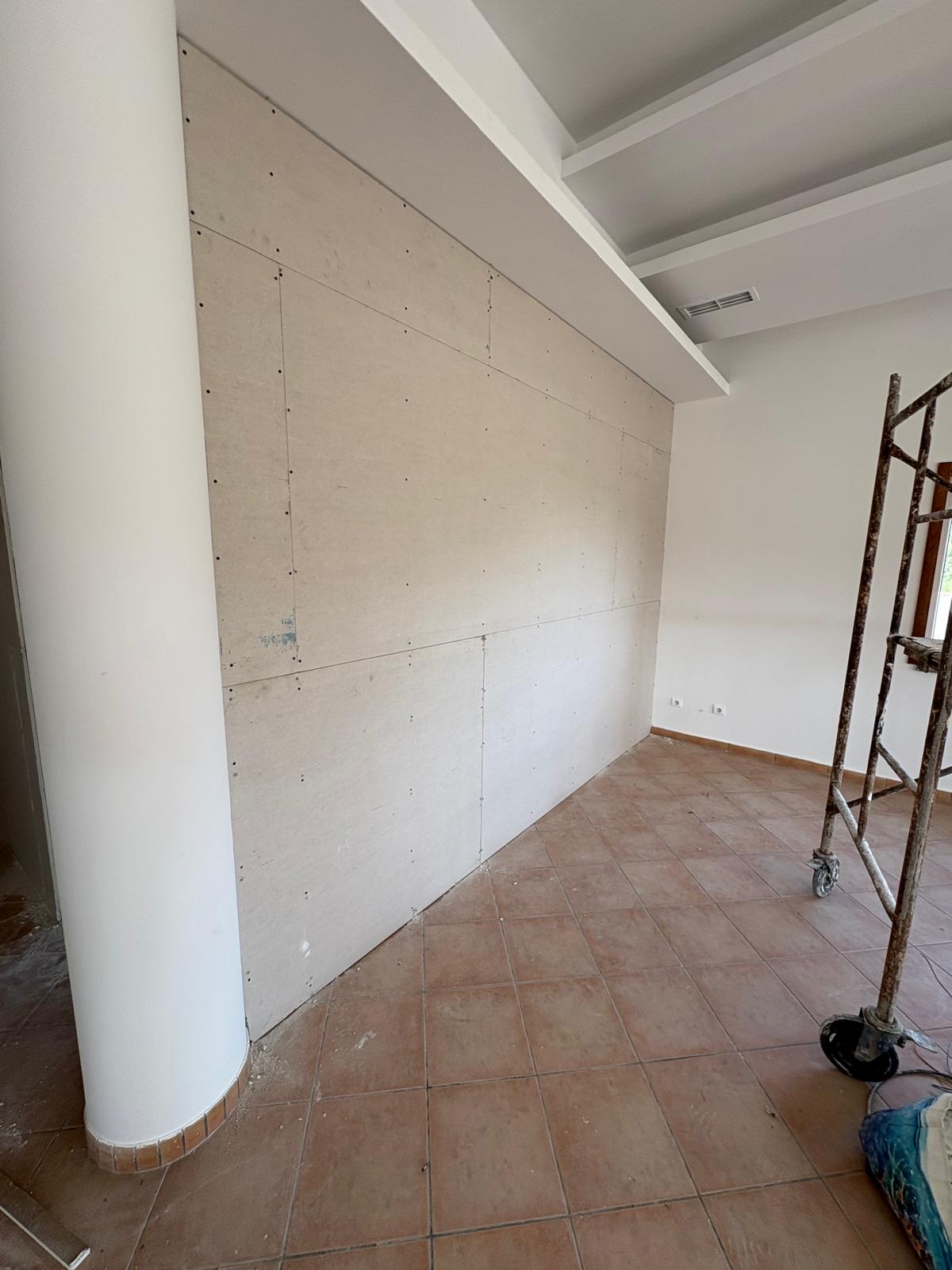 Aplicação de Placas de Gesso Cartonado
